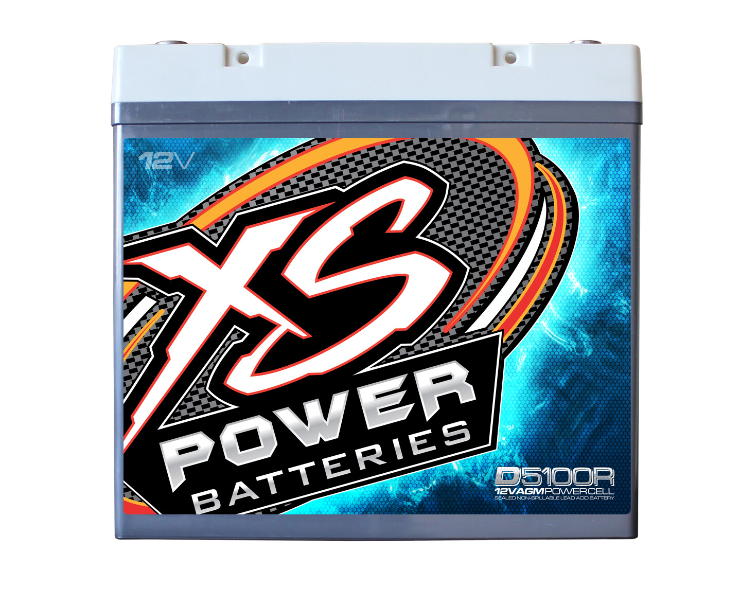 XS Power D5100R 3100 Amp AGM Power Cell Car Audio Battery + Terminal Hardware