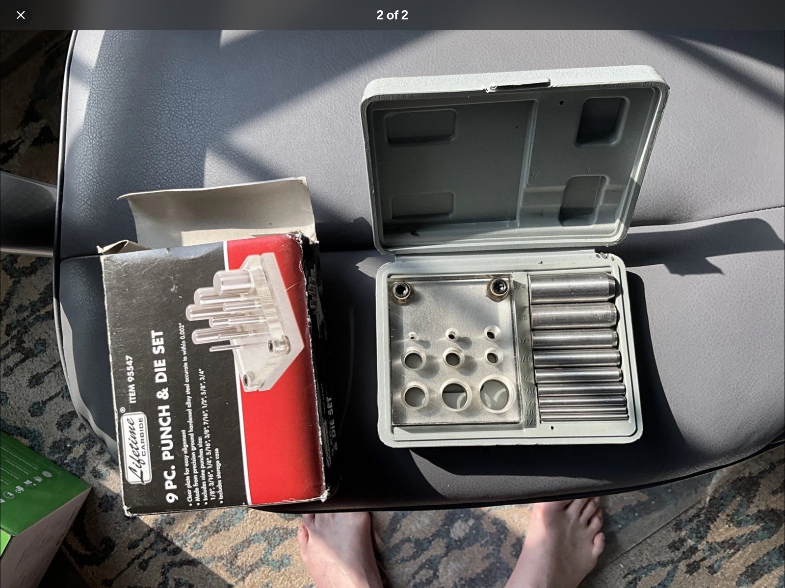 Lifetime Punch and Die Set, 9 Piece