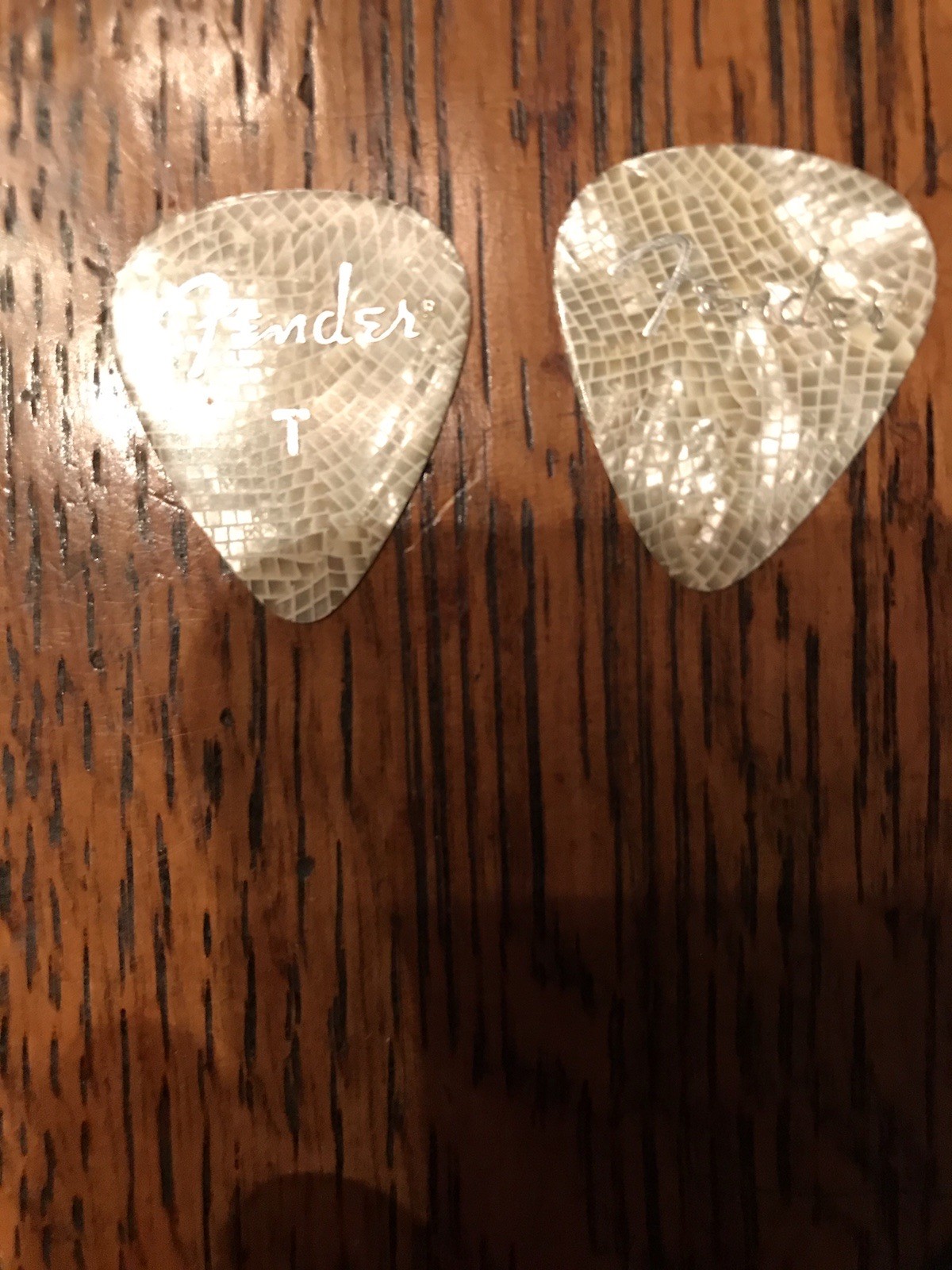 RARE FENDER SNAKESKIN CUSTOM SHOP PICKS!!!