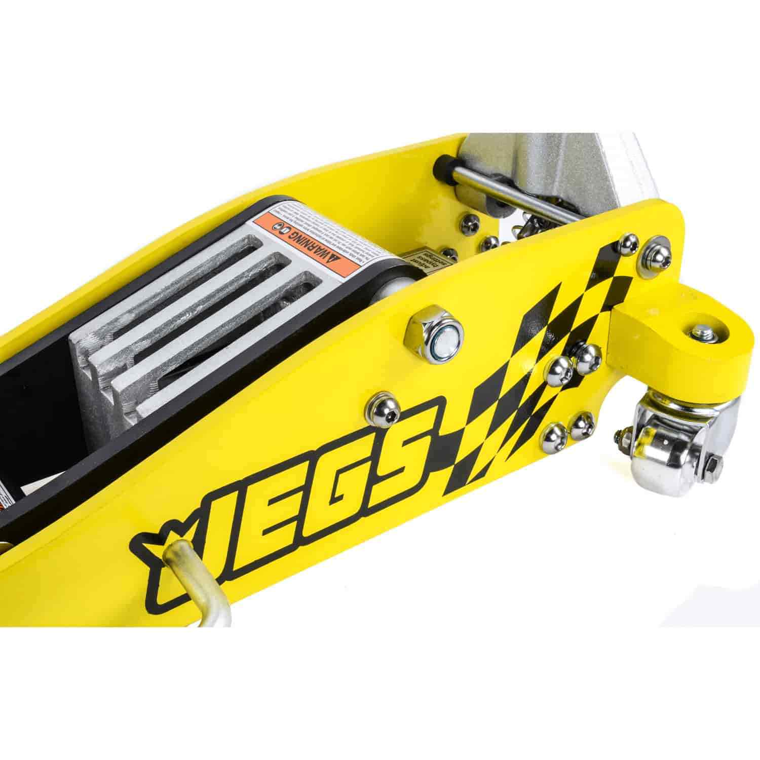 JEGS 80077 3 Ton Professional Low-Profile Aluminum Floor Jack