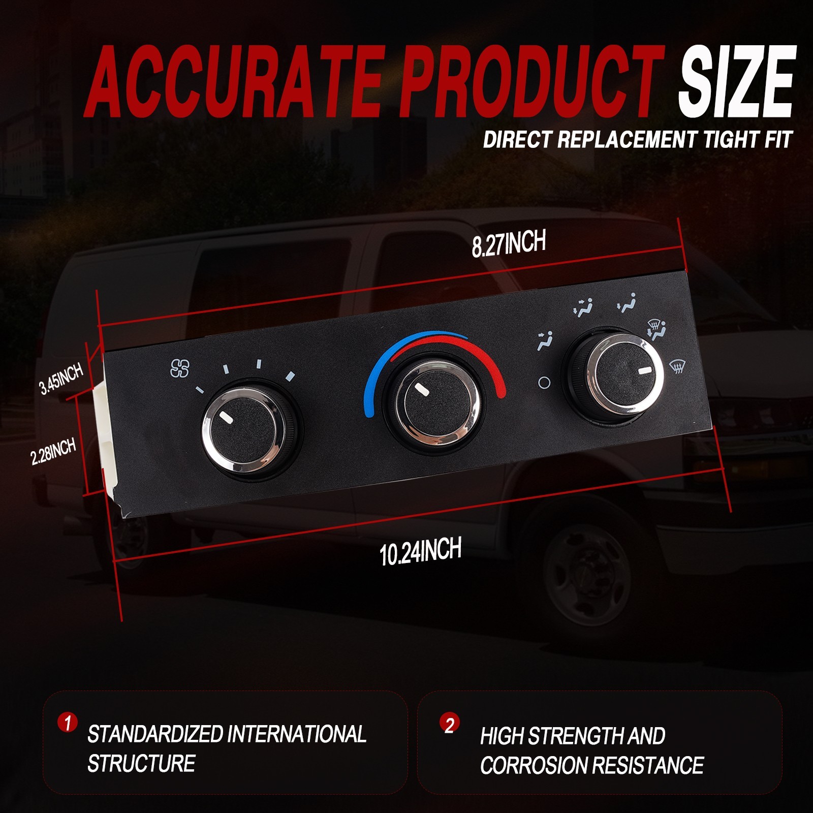 A/C Heater and Air Conditioning Control For Chevy Express Van SaVana 3500 2500