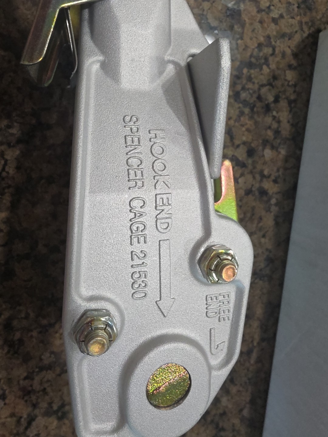 Military Aircraft Cargo Tie Down With 9' Chain