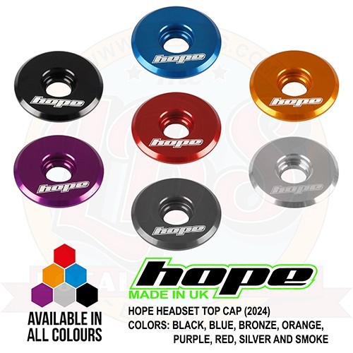 Hope Headset Top Cap TOPCAP 2024 New Style - All Colors - Brand New