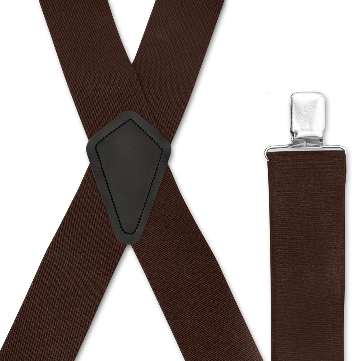 Men's Suspenders - Strong Clips, Many Colors, X Style 1.5" & 2", USA Made