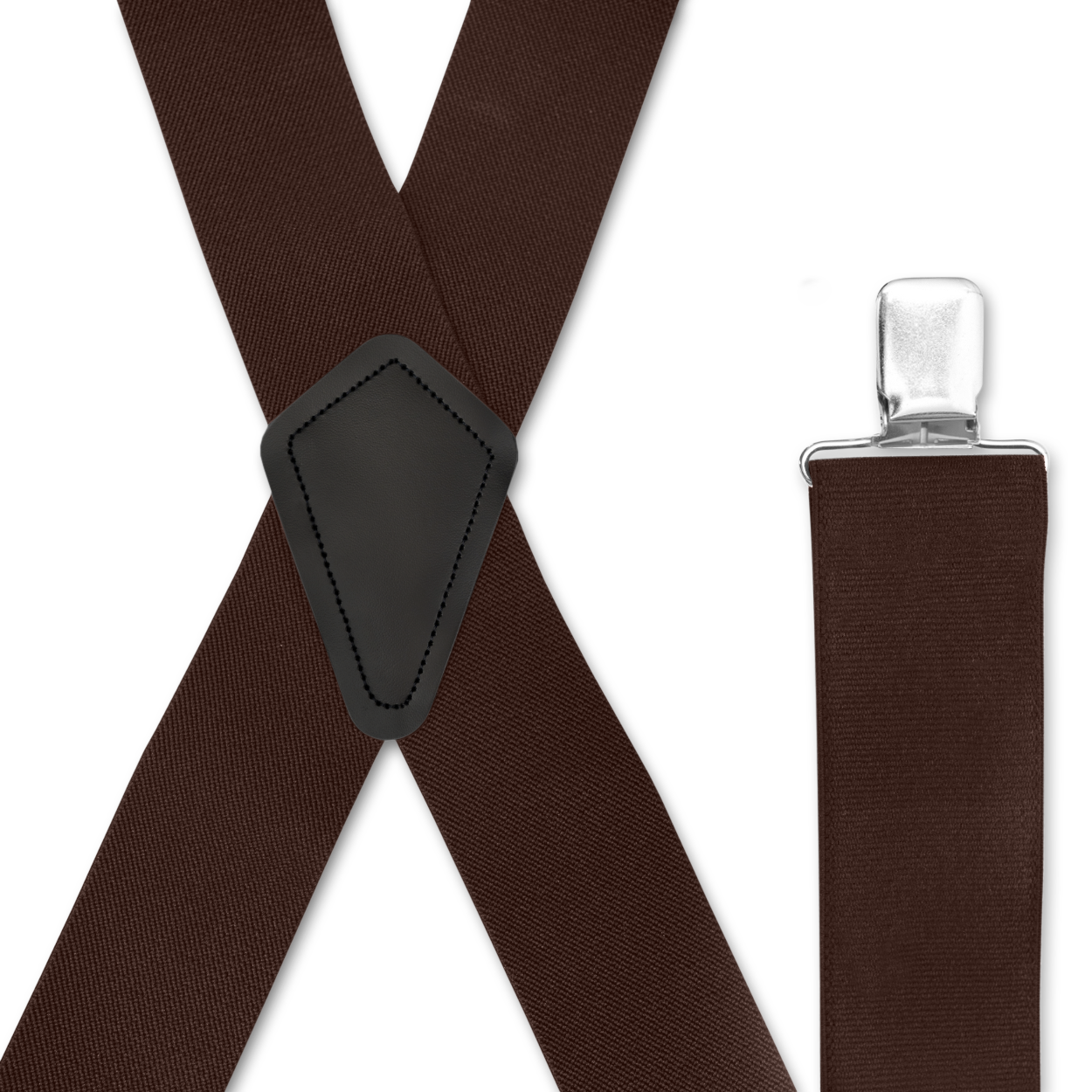 Men's Suspenders - Strong Clips, Many Colors, X Style 1.5" & 2", USA Made