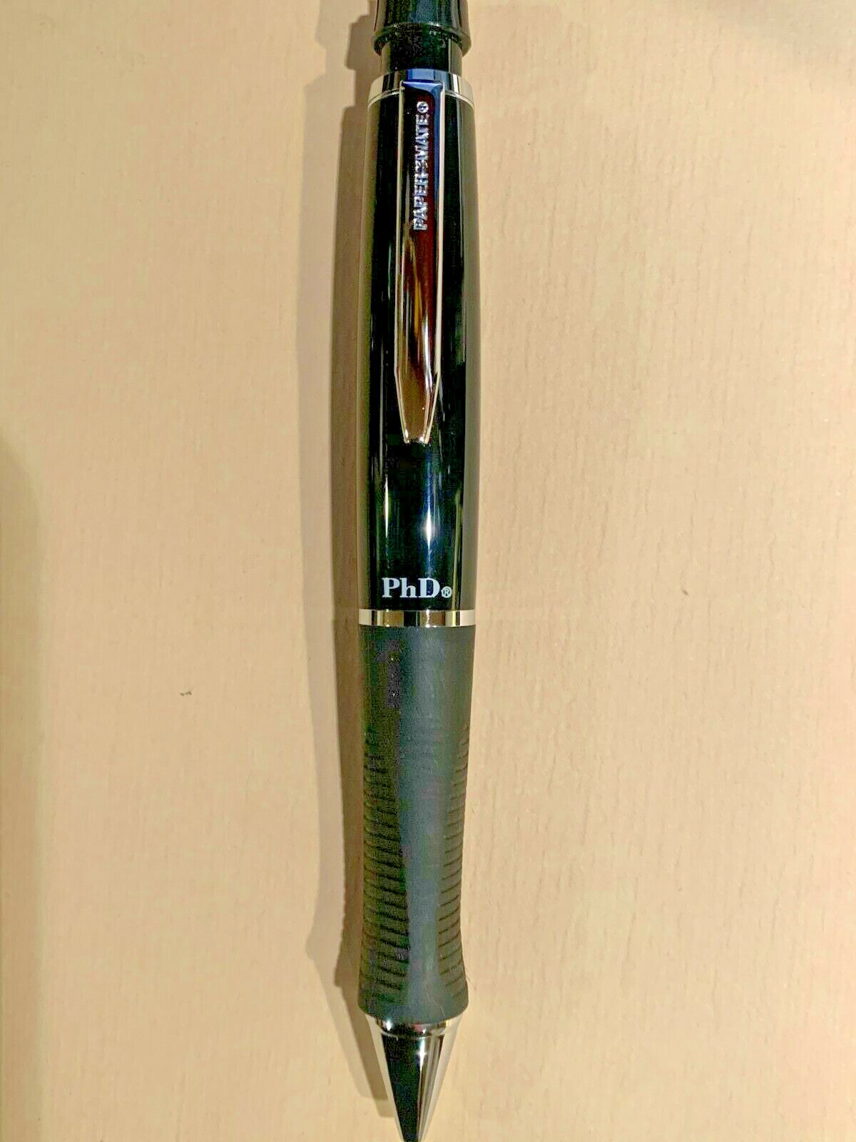 Paper Mate PhD Pencils .5mm Rare Gloss Black and Chrome , NOS