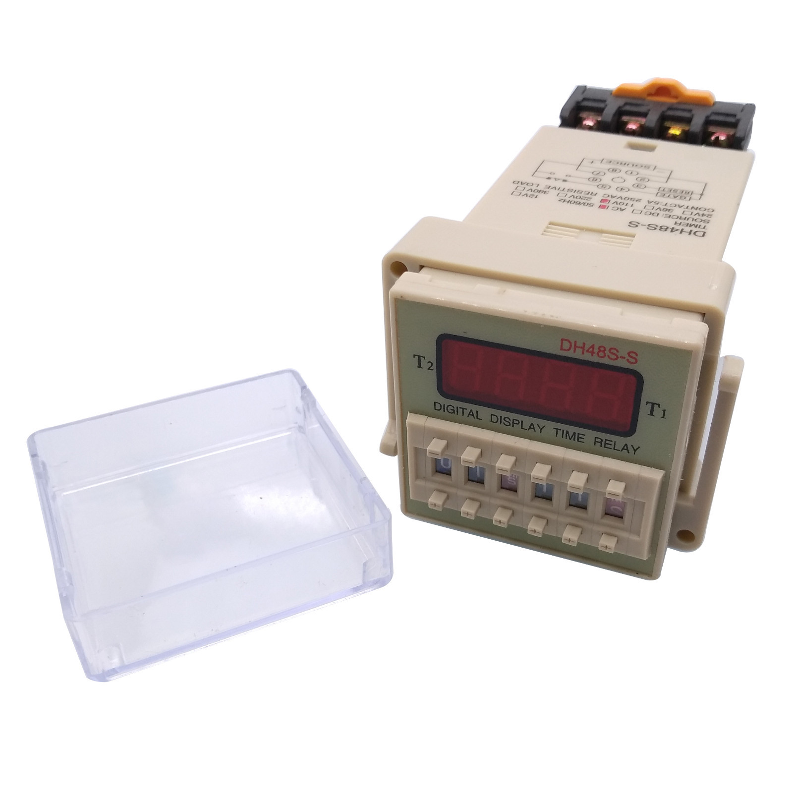 NJ STOCK AC 110V Digital Precision Programmable Time Delay Relay DH48S-S & Base