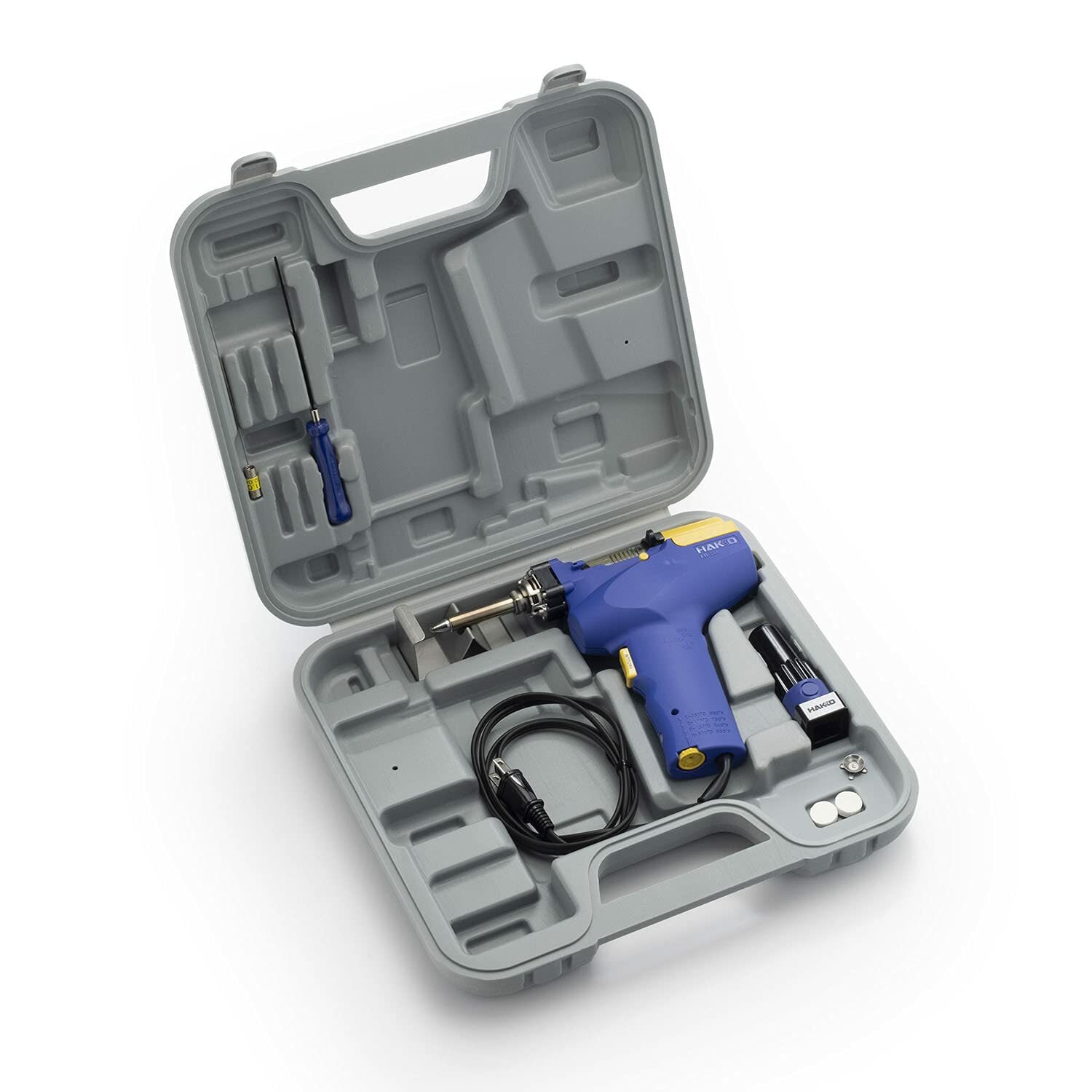 HAKKO FR301-81 Desoldering tool rubber flat plug type with case AC100V New