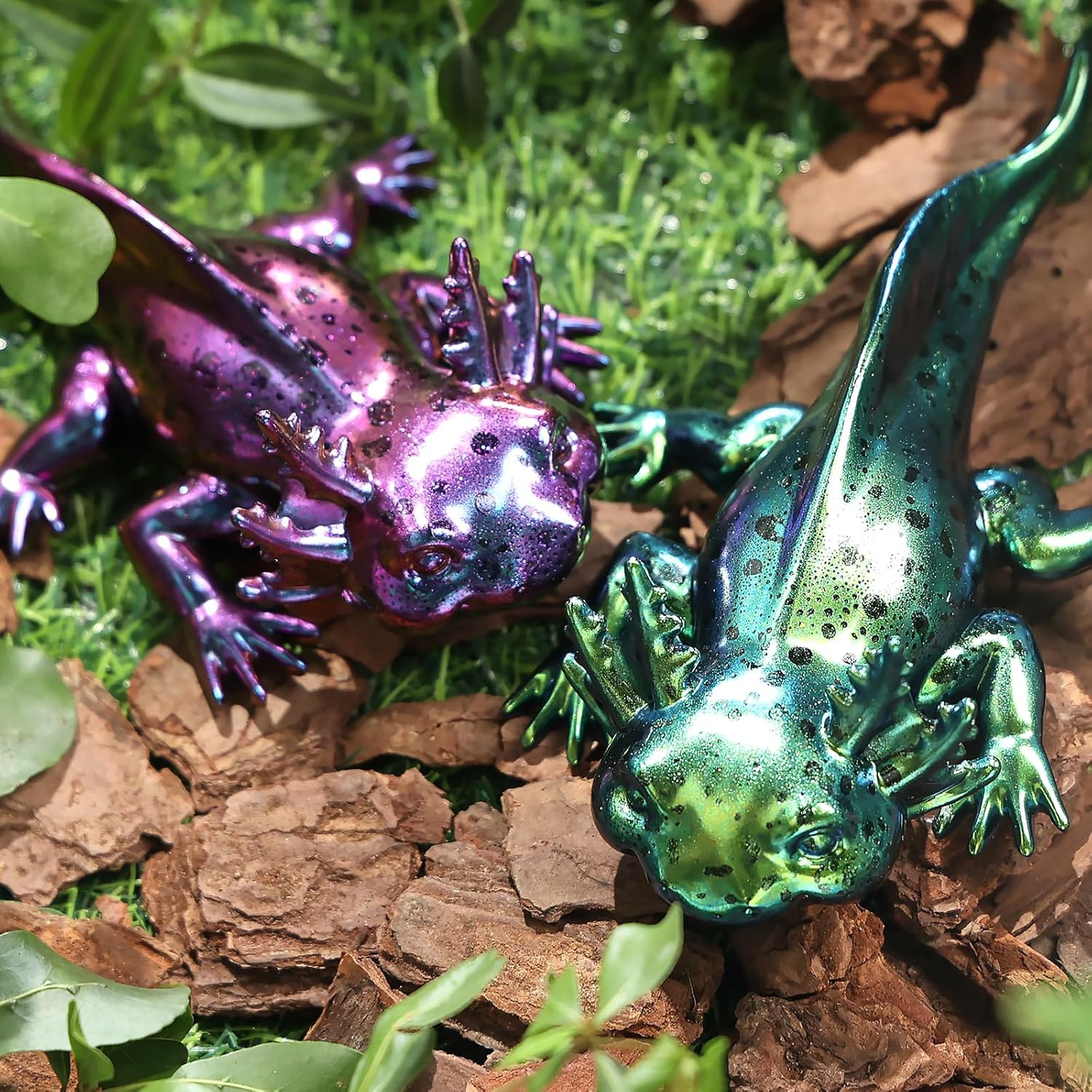 Large Axolotl Resin Molds Silicone, 3D Detailed Animal Silicone Molds, Flexible