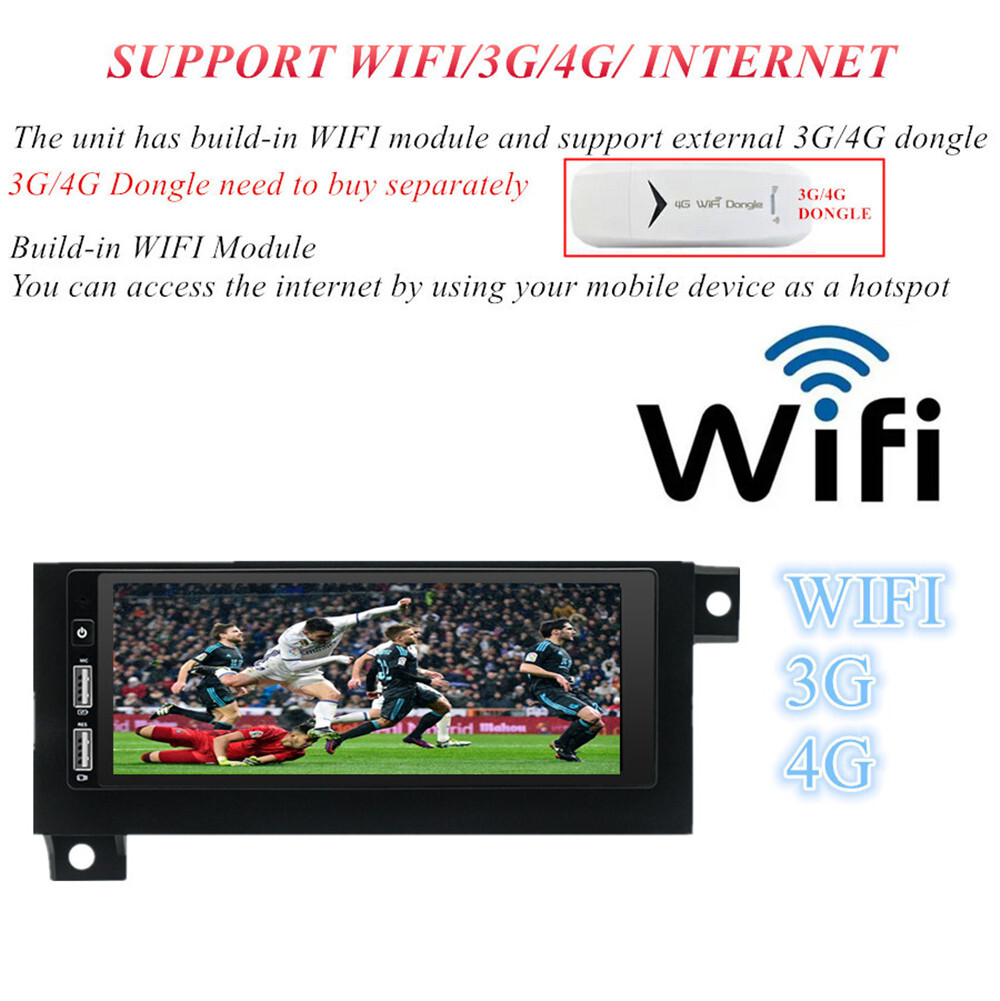 Car Radio Stereo GPS WIFI BT FM Head Unit Fit For 1993-1998 Jeep Grand Cherokee