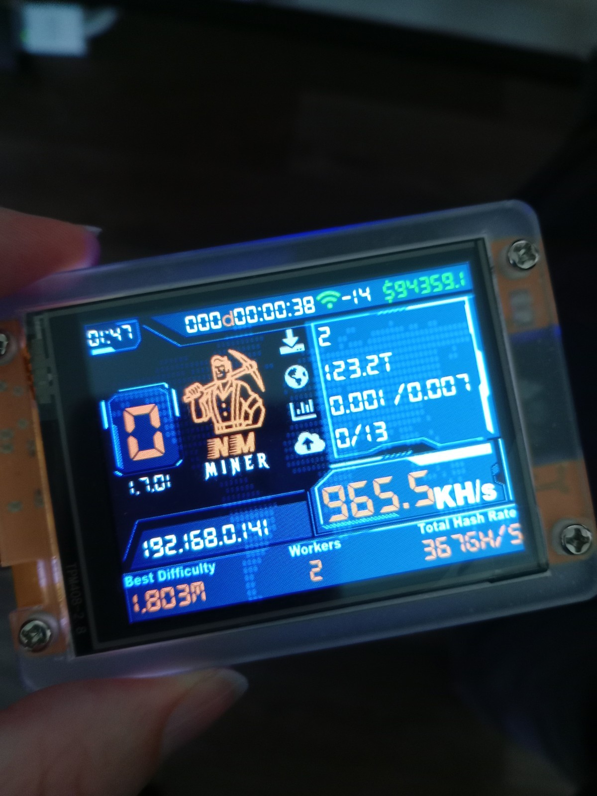 Insane 1,000 KH/S!! Bitcoin Lottery Miner Latest Firmware **2025 Version**