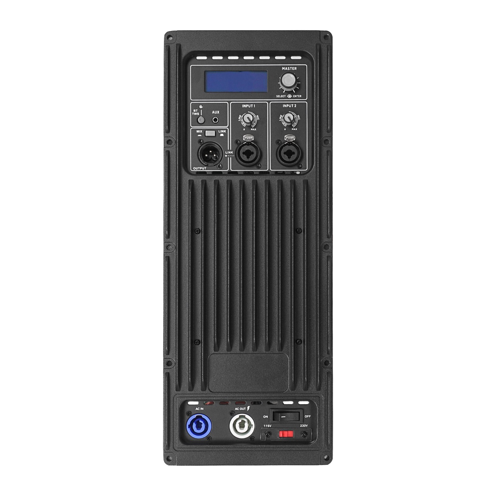 Sound Town Class-D Plate Amp, 700W Continuous, TWS Bluetooth (STPA-G750DSP-V)