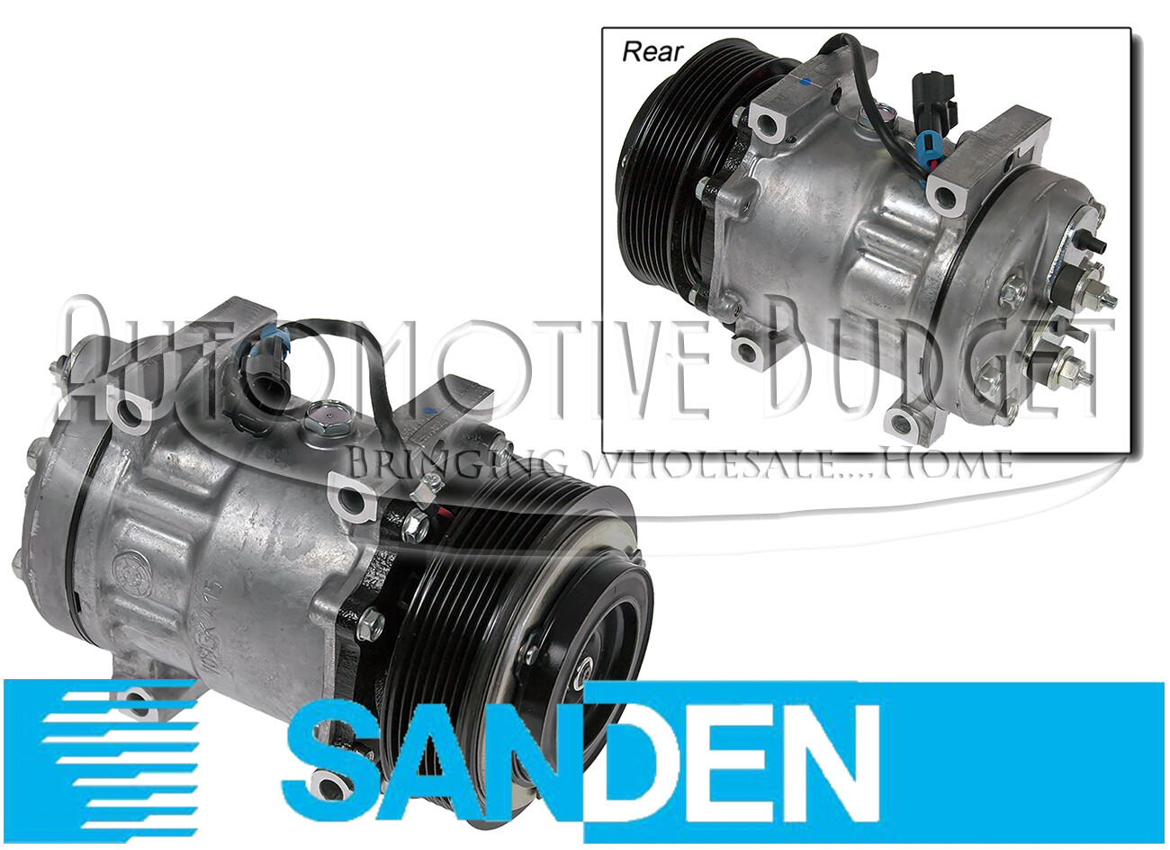 A/C Compressor w/Clutch for Peterbilt Kenworth Paccar - NEW OEM