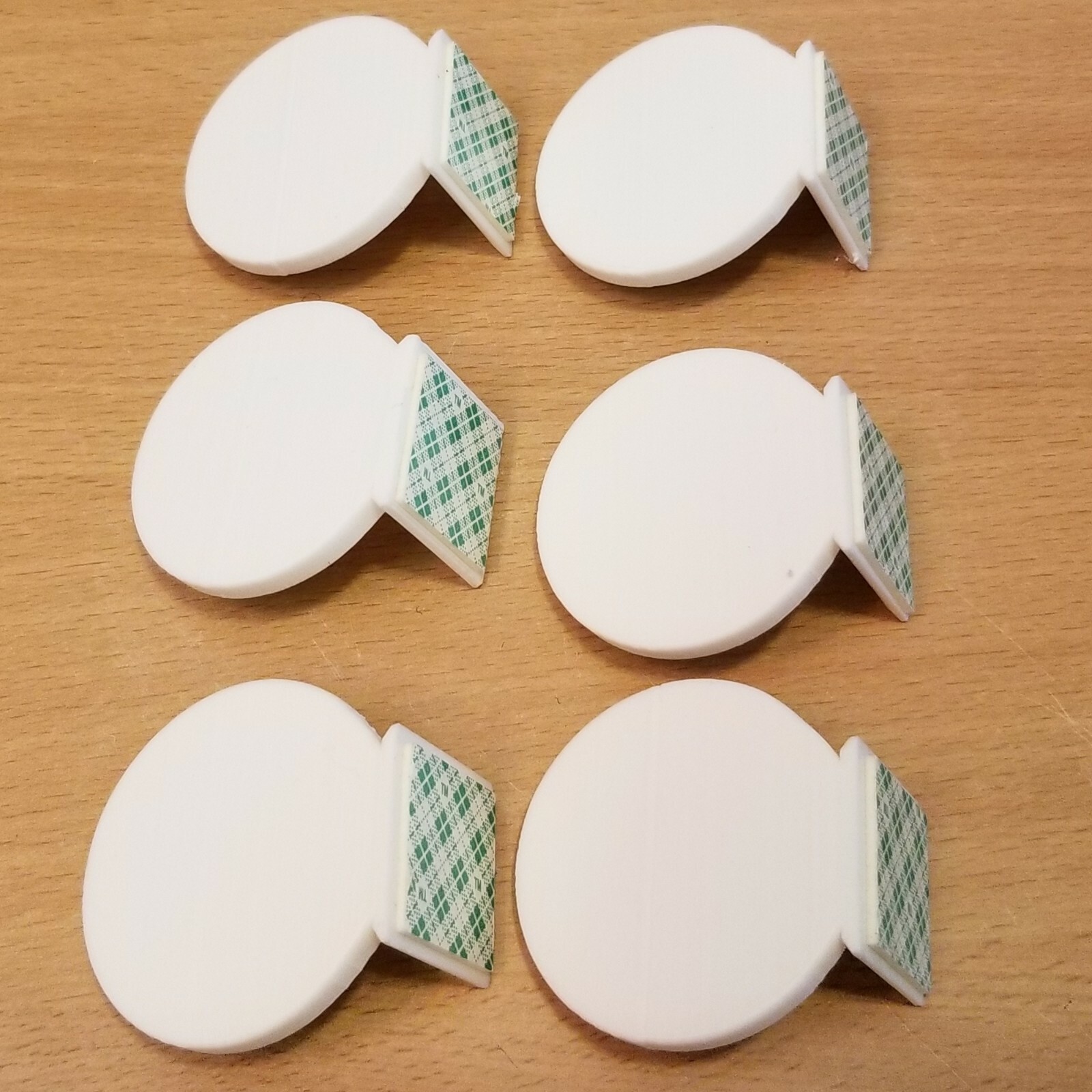 6 Pack White Small no Nail Adhesive Wall Display shelf for figurine Funko Pops!