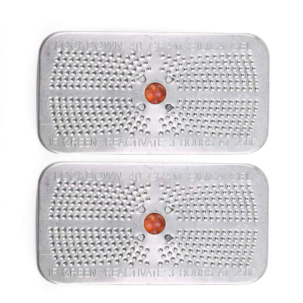 6 PACK 40 Gram Silica Gel Dehumidifier Desiccant Silica Gel Canister Reusable