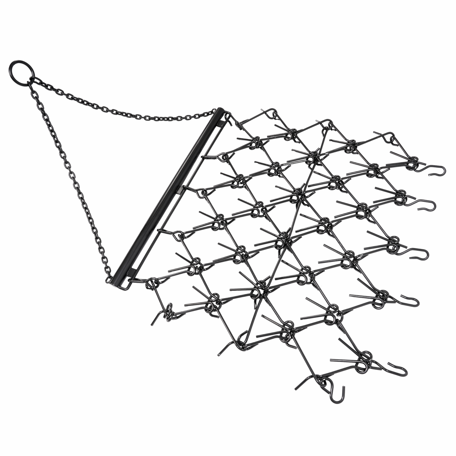 4FT X 4FT Heavy Duty Drag Harrow For ATV UTVs Leveling Grading Powder Coated