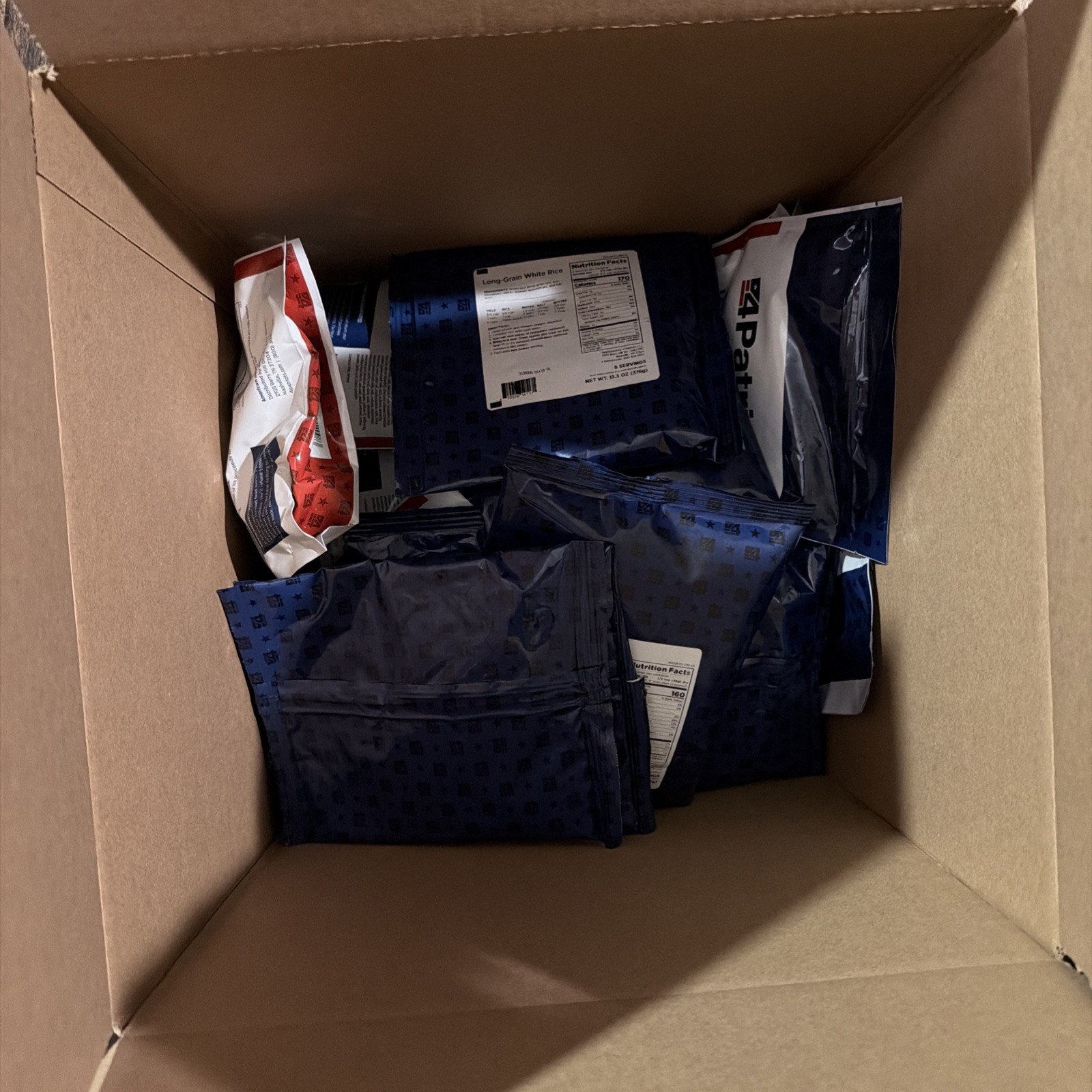 4Patriots: 4-Week Emergency Food Supply Survival Kits Plus Bonus Meal No Tote