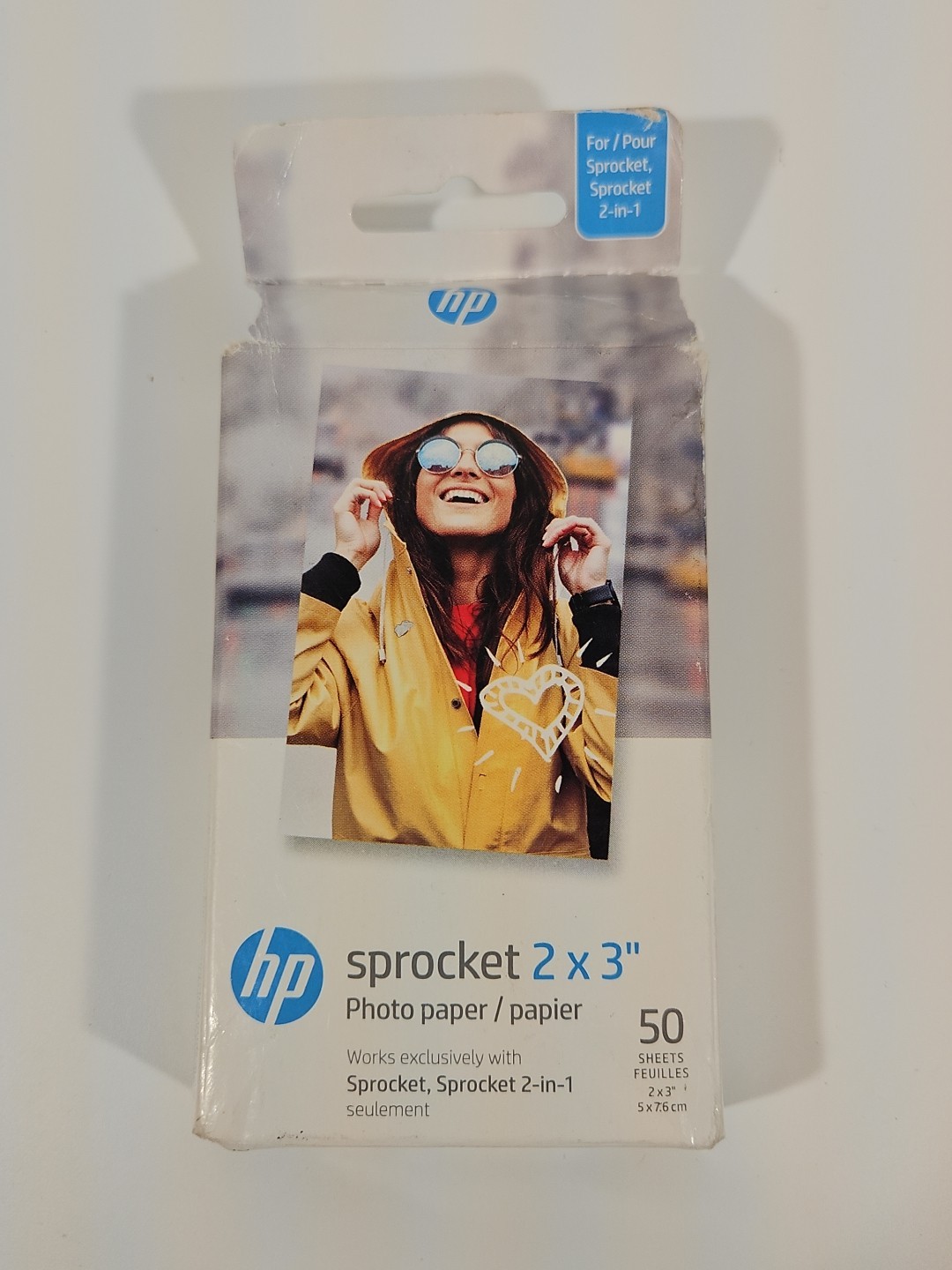 30 SHEETS HP Sprocket Zink Photo Paper 2x3" for HP Sprocket Photo Printers