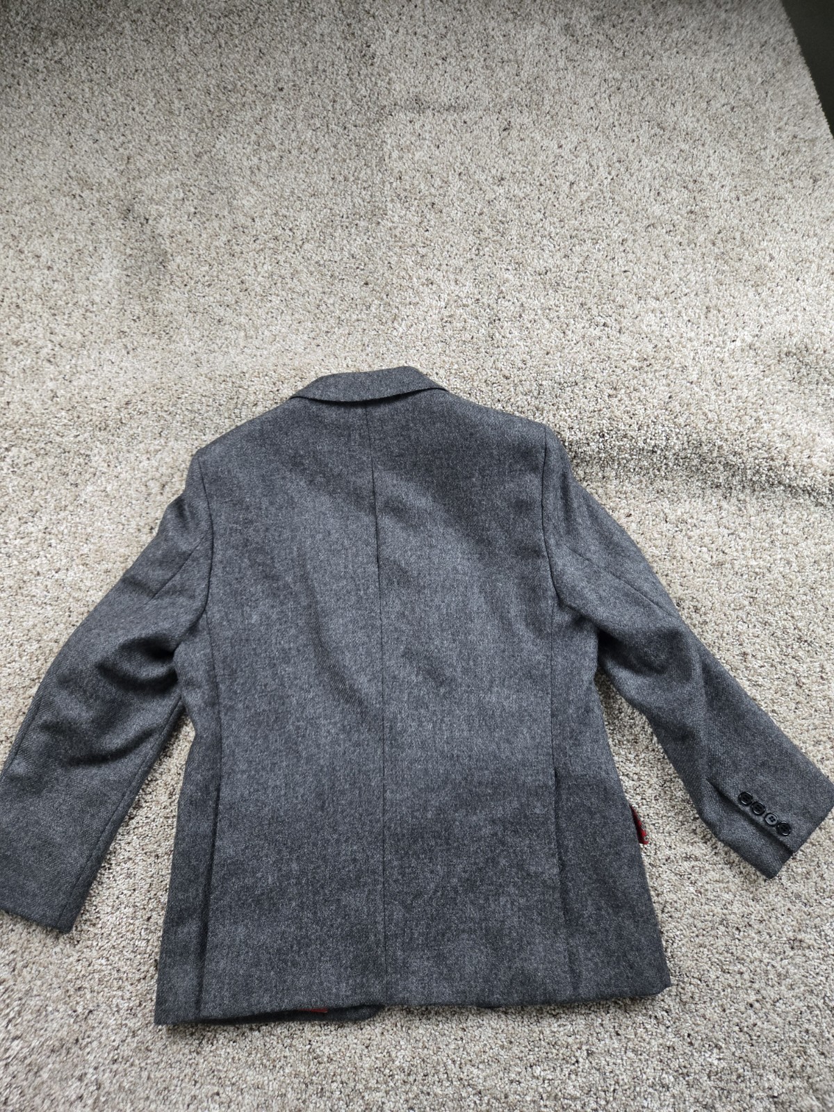 Vintage Carroll & Co Chester Barrie Blazer Jacket Mens 40 S Gray Tweed England