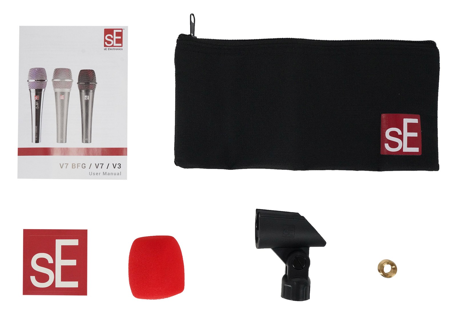 Se Electronics V7 Red Handheld Dynamic Microphone Supercardioid Vocal Mic