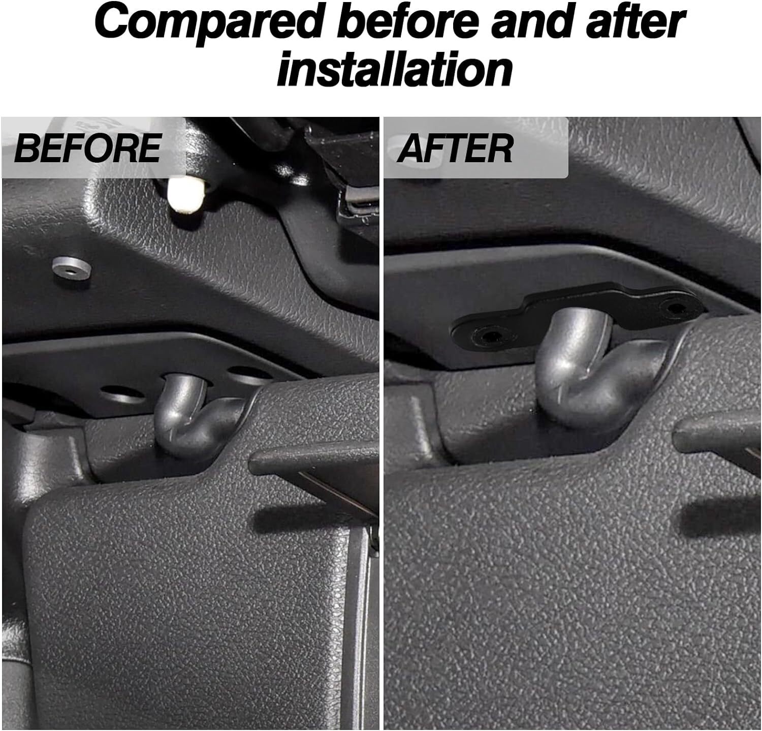 🔥Pair Sun Visor Clip Repair Kit For Jeep Wrangler JK JL Gladiator JT 2018-2022