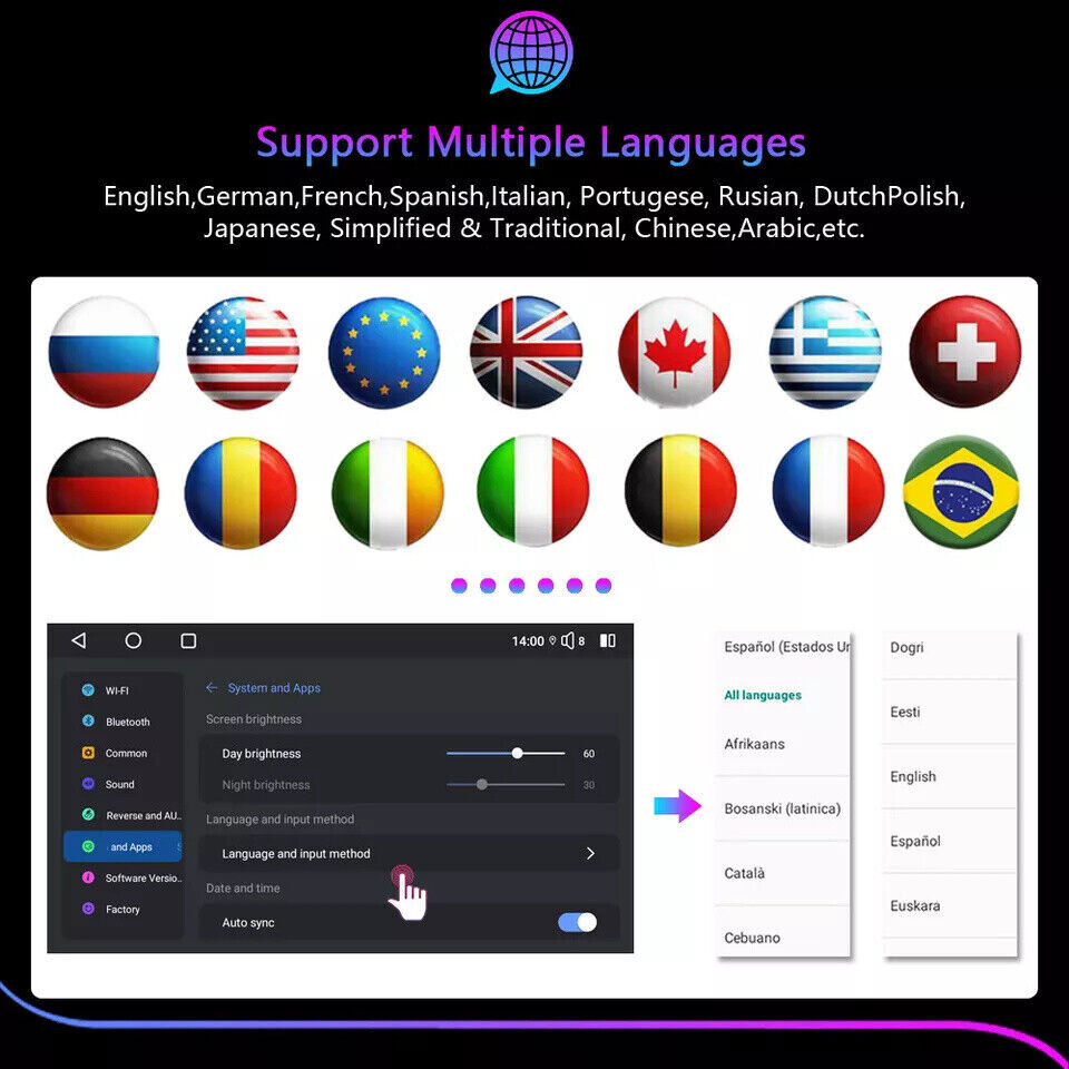 For Toyota Corolla 2003-2008 4G+64GB Android 13 Carplay Car Stereo Radio Navi