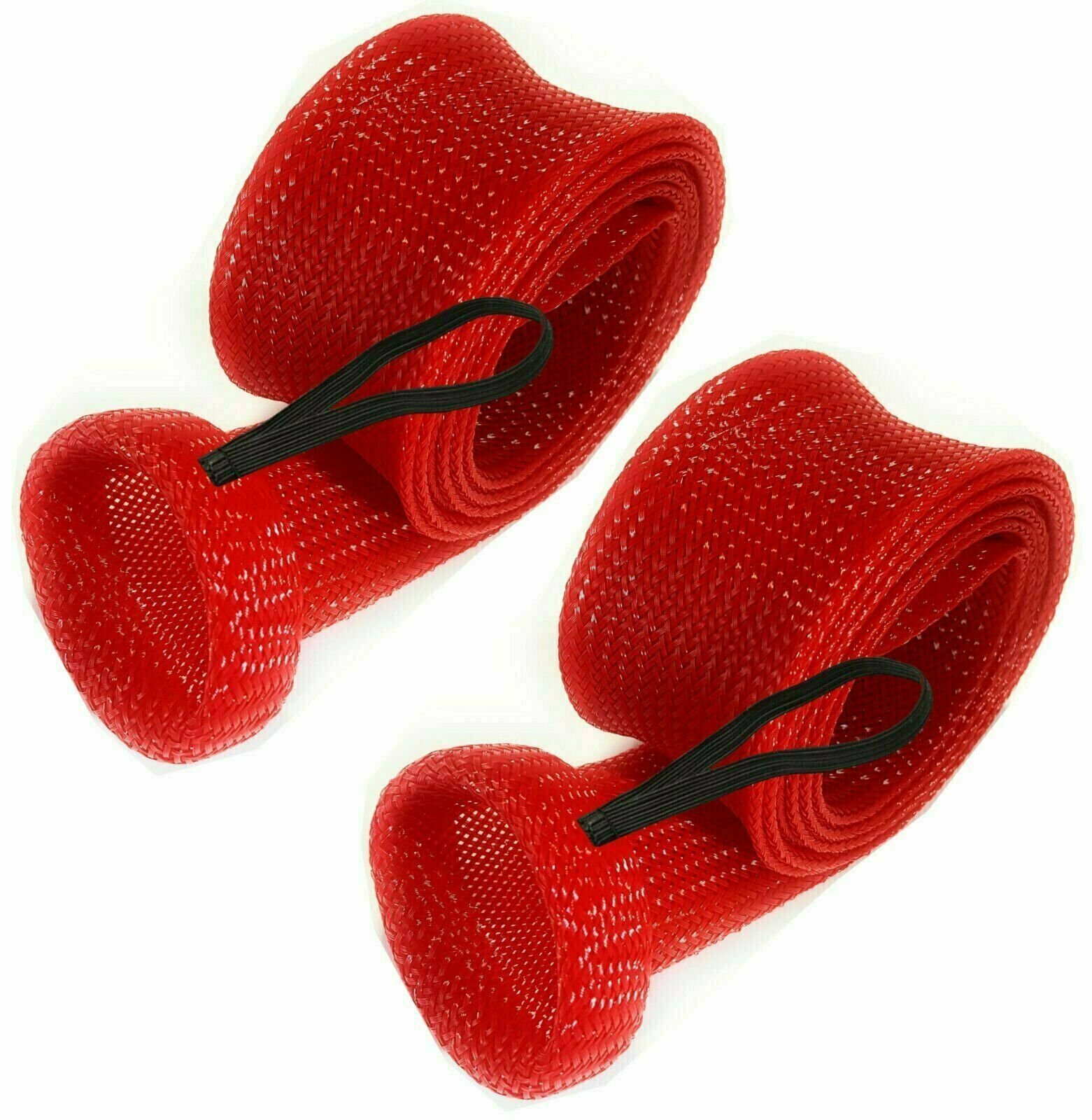 Reaction Tackle Fishing Rod Cover/ Rod Sleeve/ Rod Sock (2-Pack) Red
