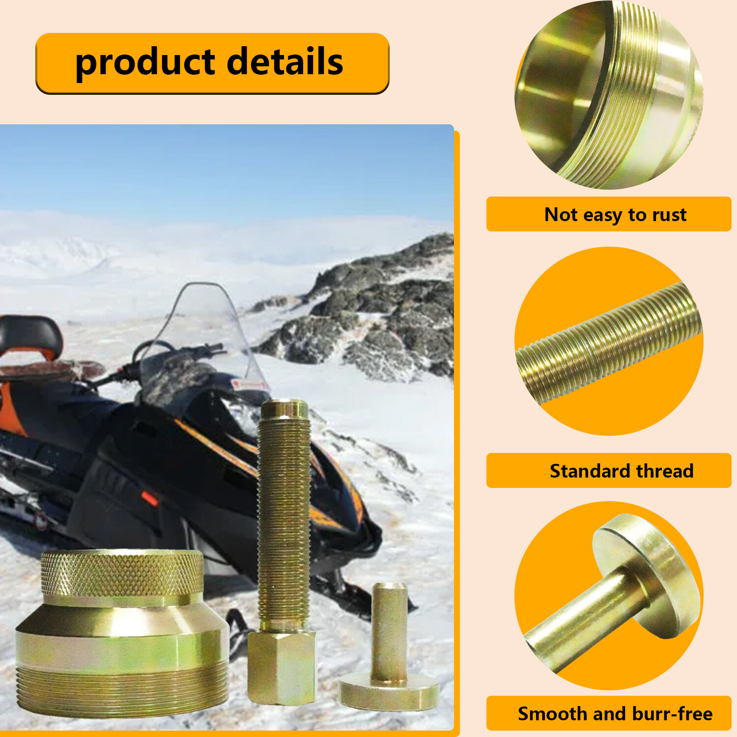 Flywheel Puller Tool for Ski Doo Snowmobile Renegade Summit Backcountry MXZ 850