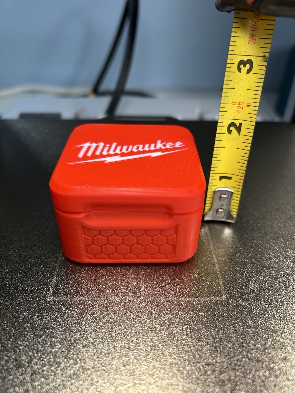 Milwaukee Locking Square Container Set 3 Pack 3D Printed Screw & Parts Storage