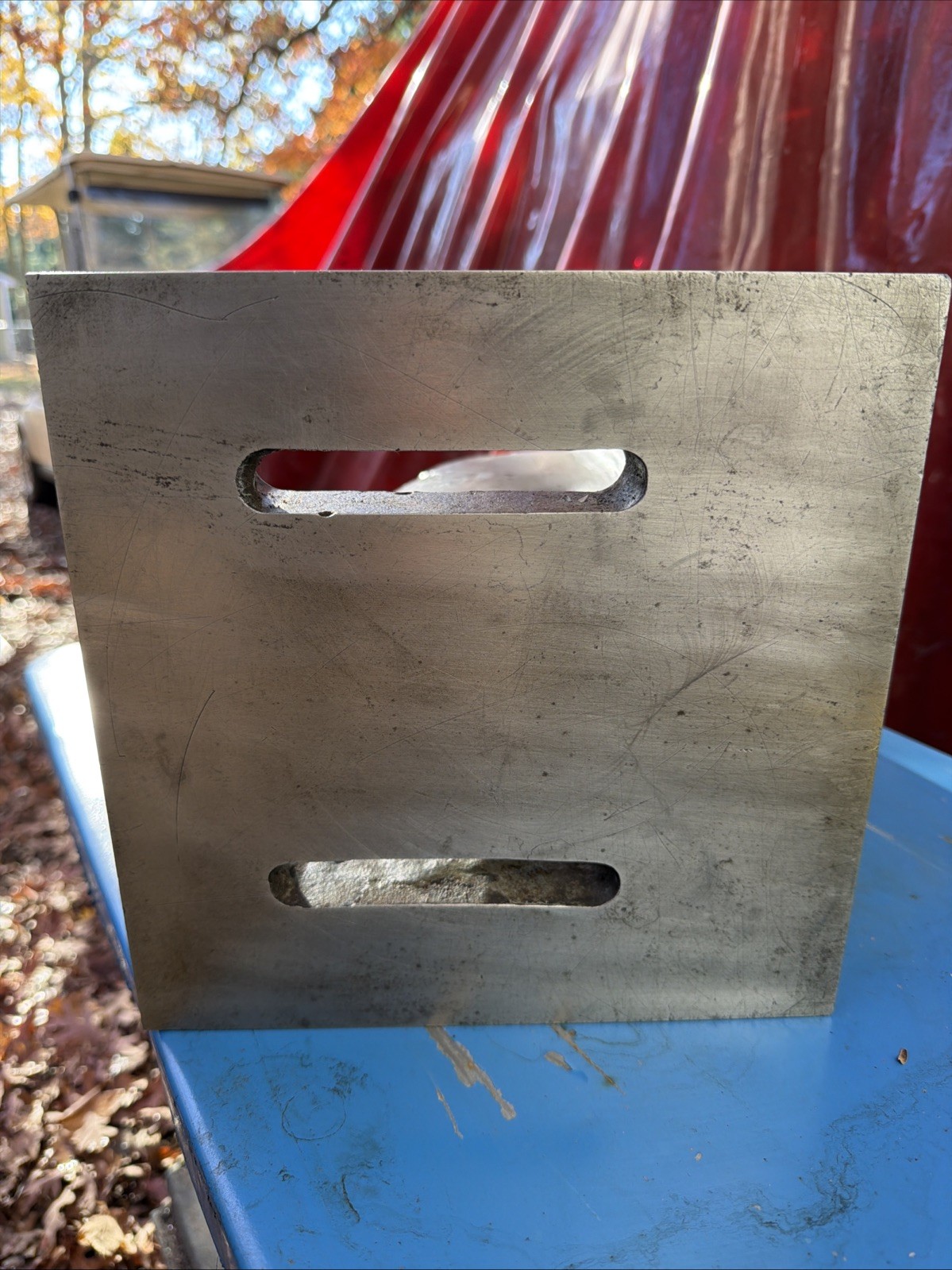 18 X 10 X 10 Slotted Webbed Angle Plate Milling Machine Set Up Fixture Jig Bore