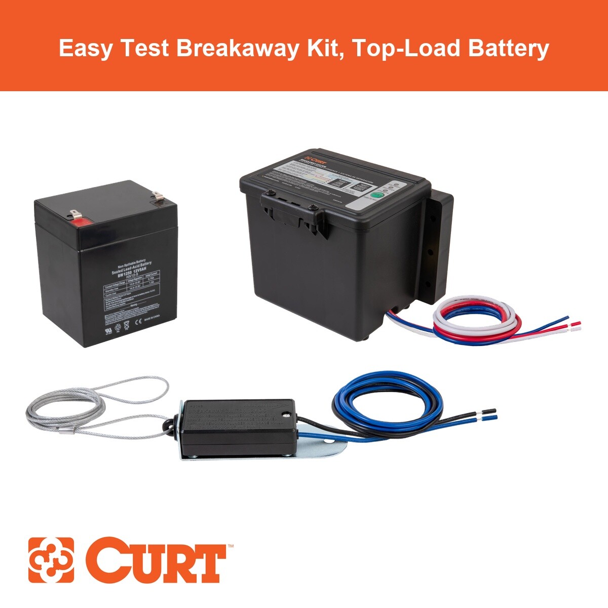 Push-to-Test Breakaway Kit with Top-Load Battery