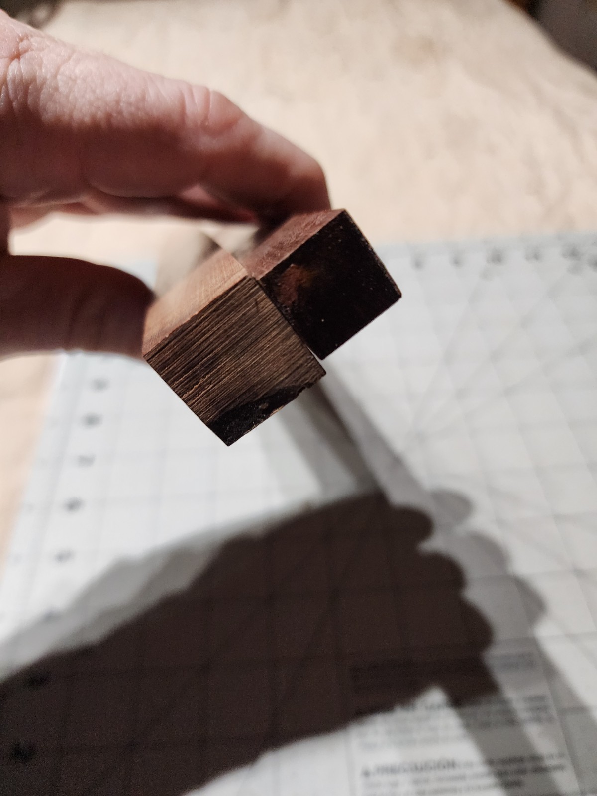 Two Long Pen Or Wand Blanks, Snakewood And Ringed Gidgee