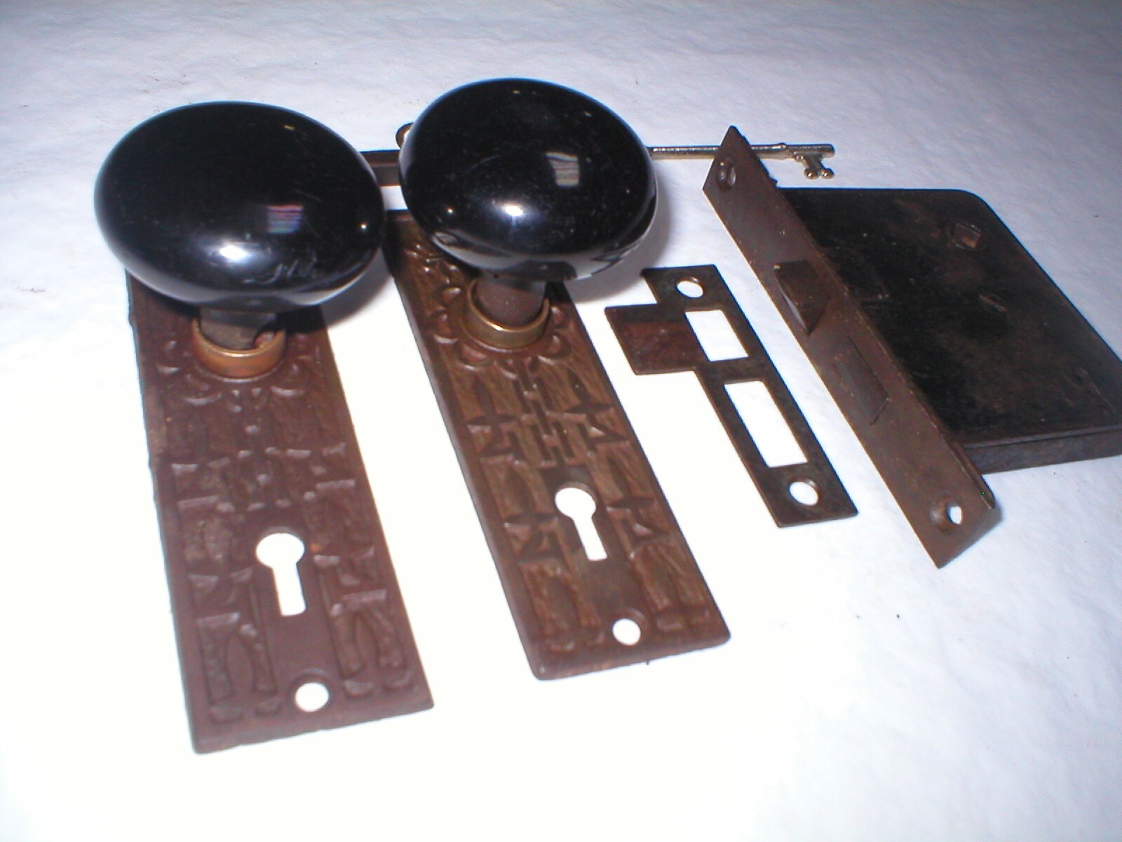 Antique Victorian Era Door Hardware