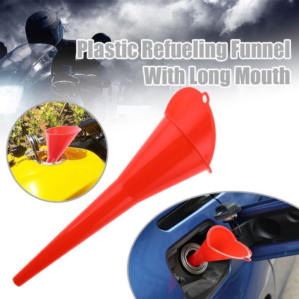 10.4inch Long Spout Funnel Car Engine Transmission Refueling Oil Water Kitchen