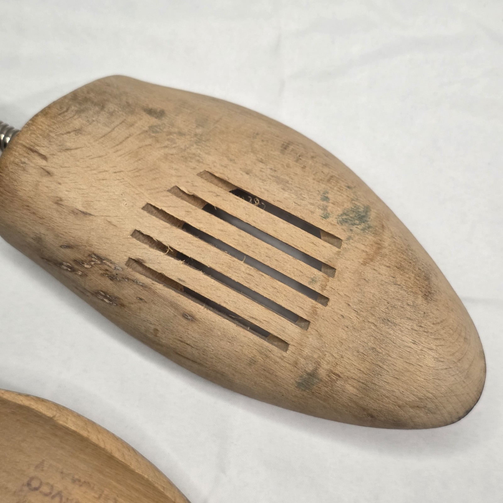 Nevco Shoe Trees Vintage West Germany Wooden Spring Stretchers Size 10-11