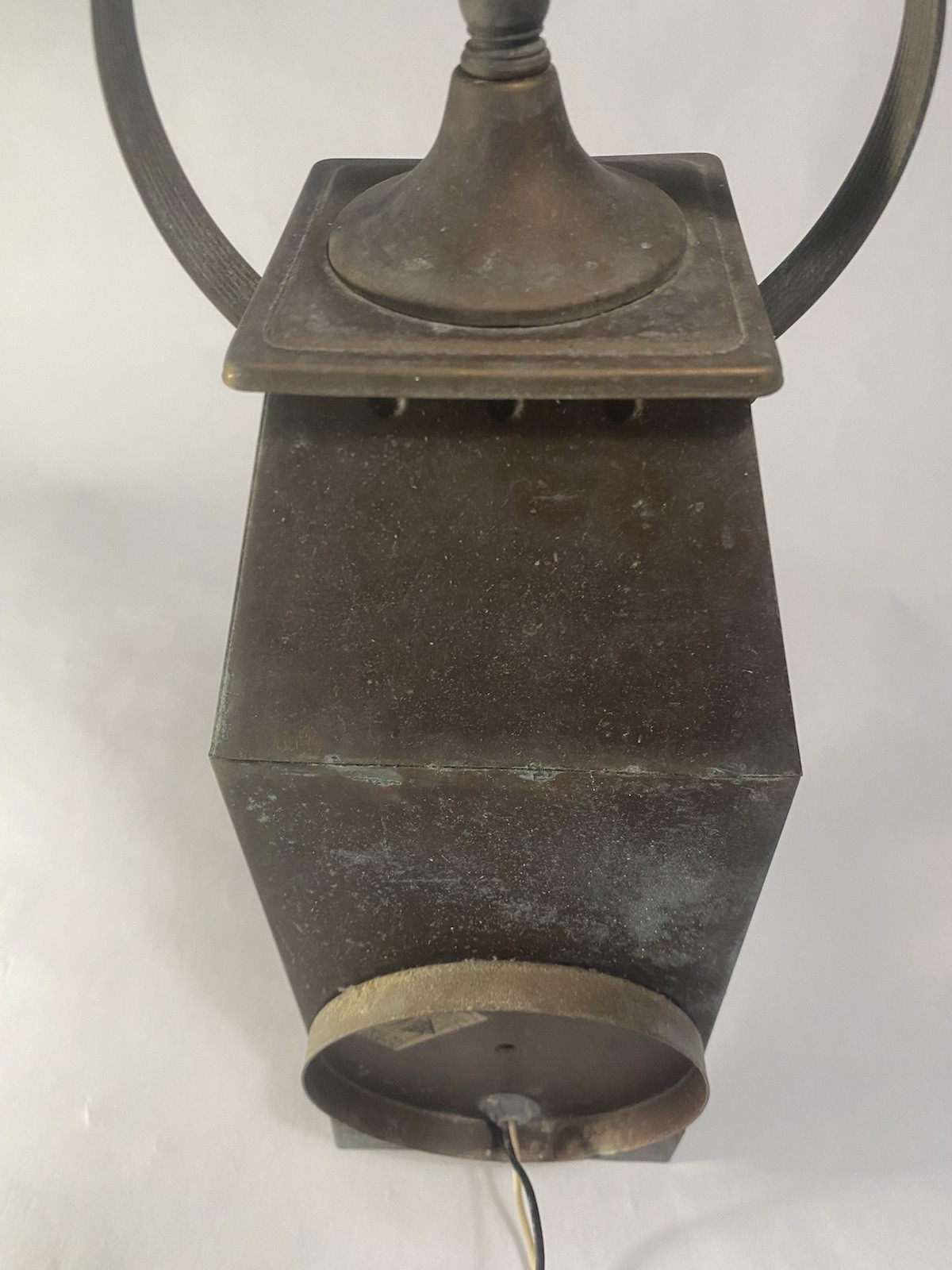 VTG Thomas Industries MOE LIGHT Wall Lantern Copper Patina Outdoor Rustic