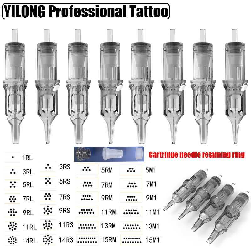 20-100Pcs Mixed Professional Sterile Tattoo Cartridge Needle Individual Package