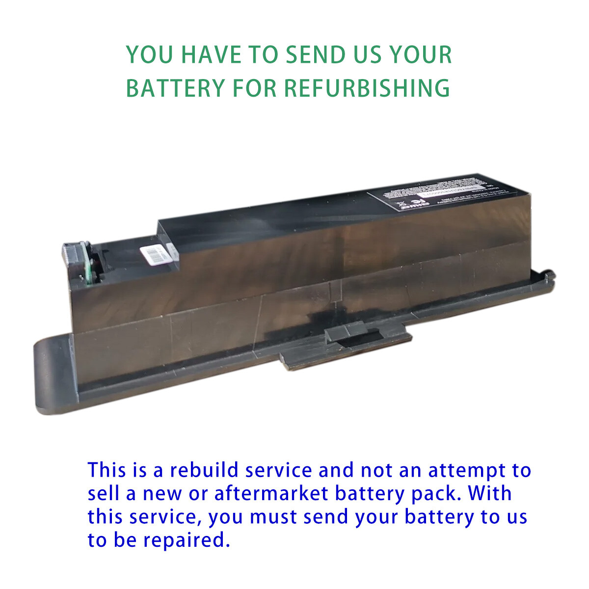 Rebuild service for Aiwa Exos-9 Bluetooth Speaker 22.2V 5AH Battery UPGRADE