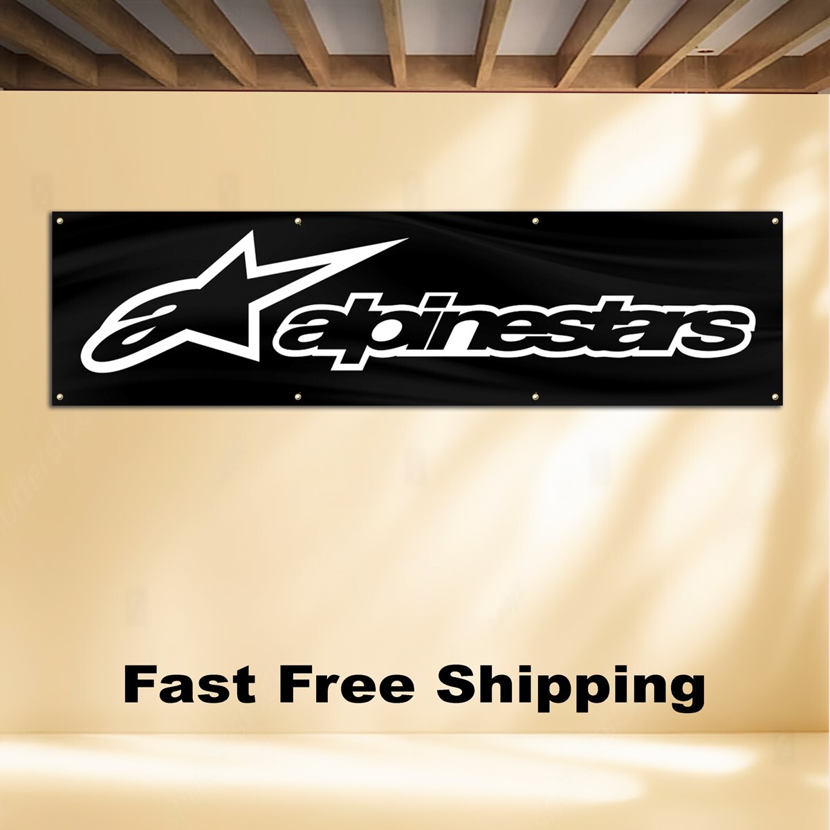 ALPINESTARS 2'X8' BANNER FLAG MOTORCROSS
