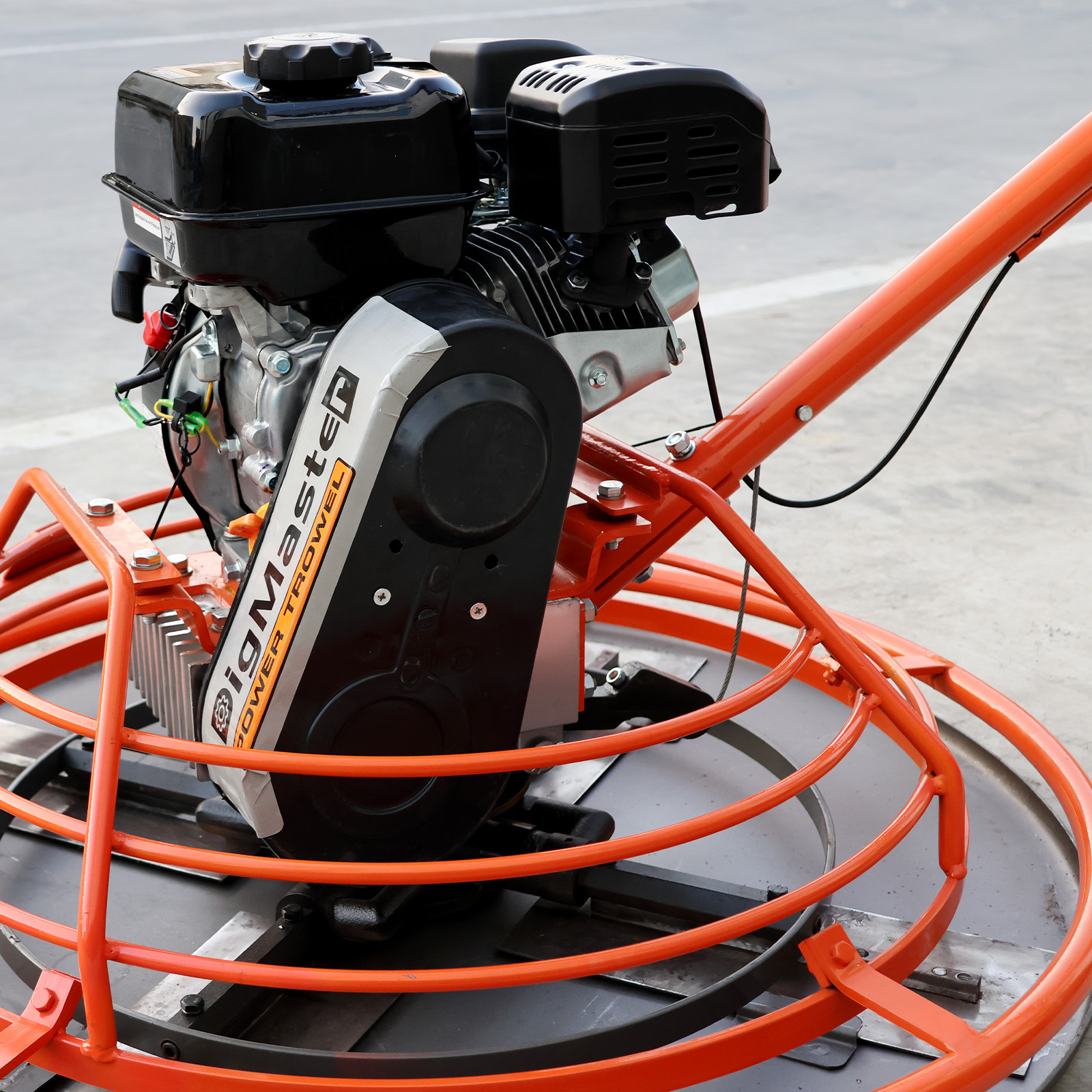 7HP Gas Power 39.37" Cement Surface Finishing Power Trowel Machine w/Float Pan