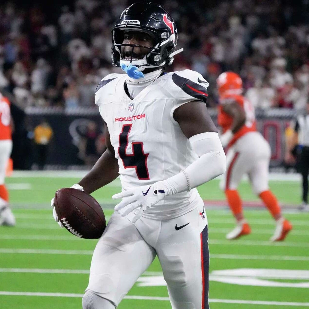 🏈Nico Collins, Calen Bullock, Kamari Lassiter Signed Texans Practice USED Ball