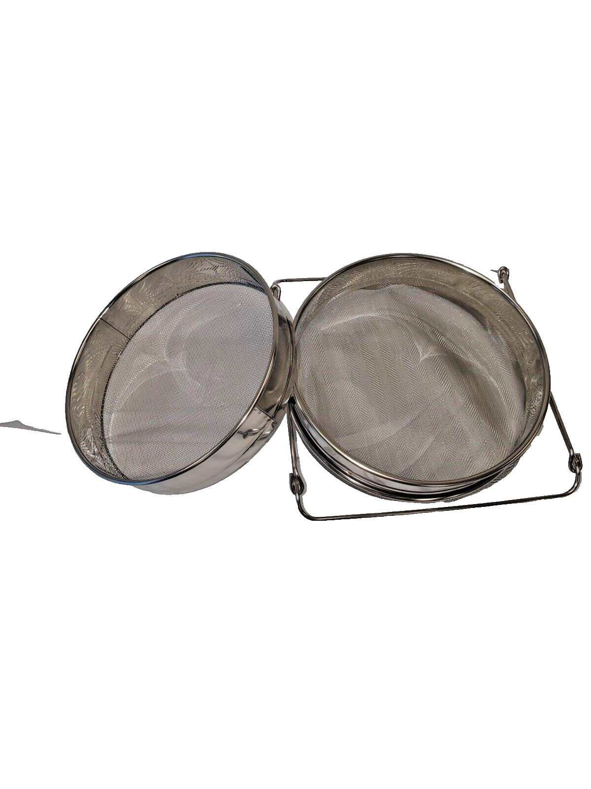 Stainless Steel Strainer Double Sieve Mesh Filter Honey Bee Equipment