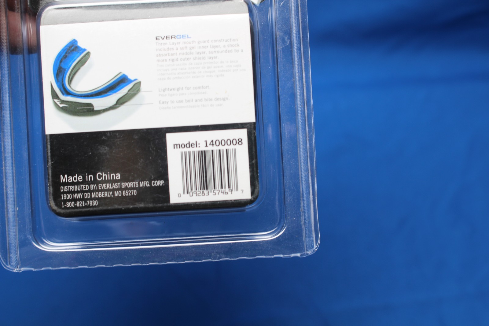 Everlast blue mouth guard 1400008 Boxing MMA