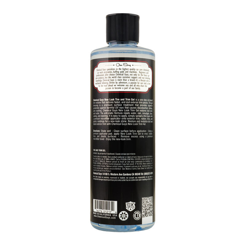 Chemical Guys TVD_108_16 - Tire and Trim Gel for Plastic and Rubber (16 oz)