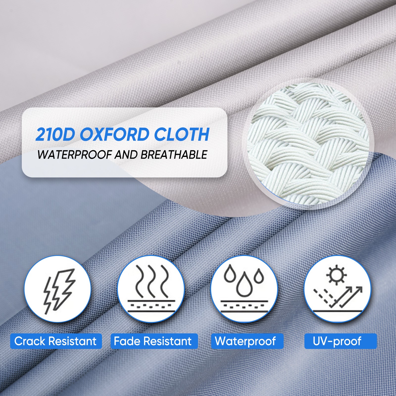 Heavy Duty Waterproof Boat Cover 17ft 18ft 19ft Fits V-Hull Fishing Ski Runabout