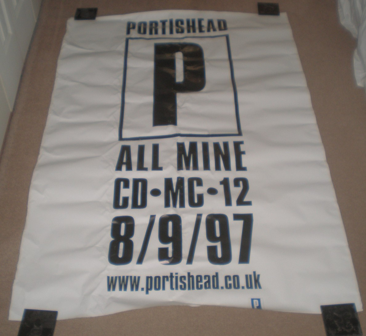 Portishead ALL MINE Album UK SUBWAY POSTER  60x40 1997 RARE
