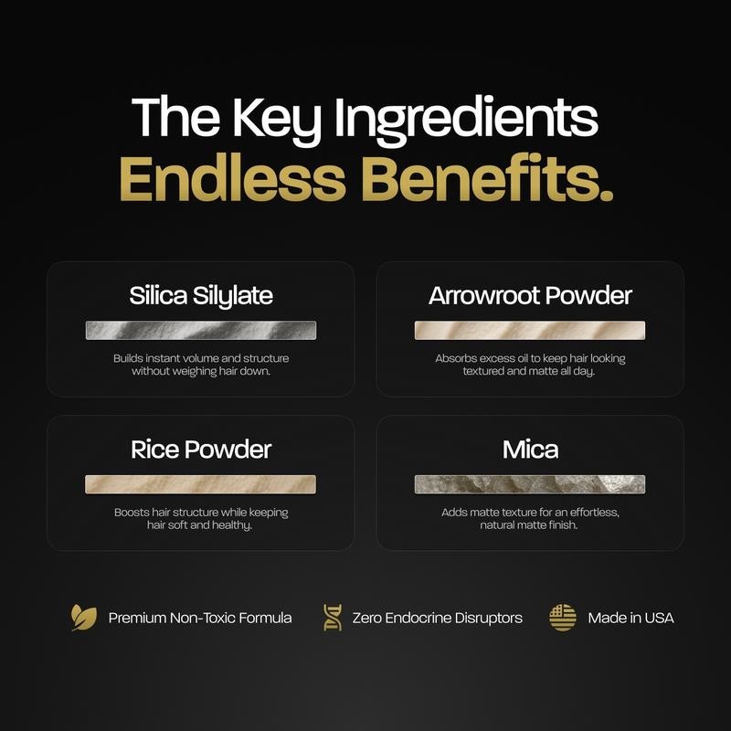 BASED Hair Texture Powder | Instant Volume & Texture | Lightweight, Matte Finish