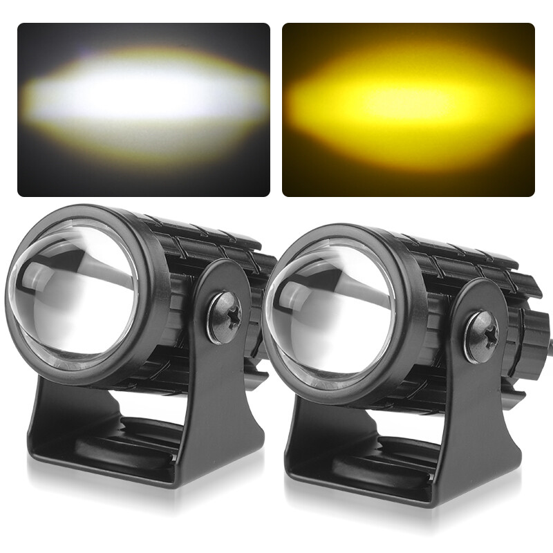 2x Mini LED Work Light Bar Fog Driving Lamp Spot Pods Car SUV ATV Yellow White