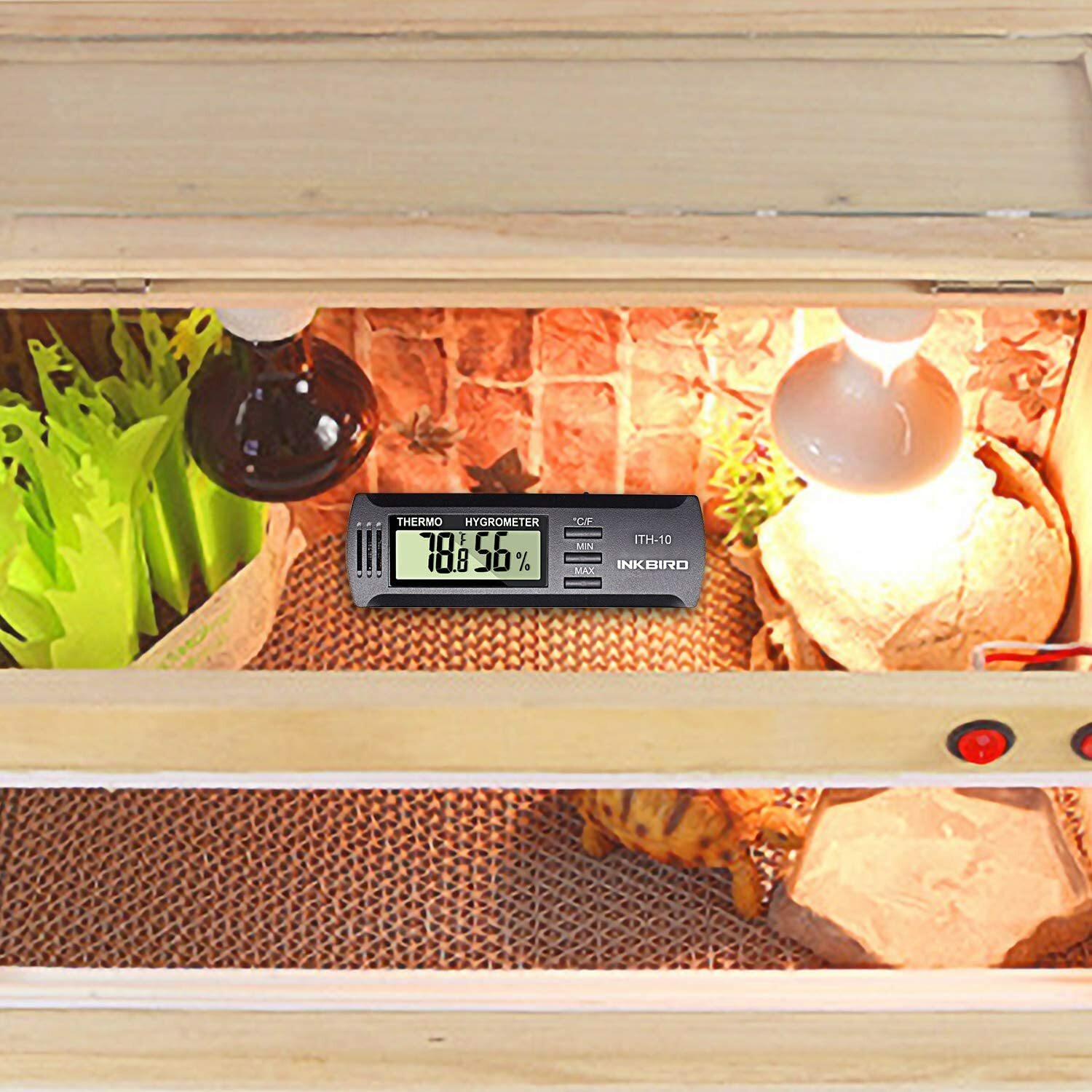 Inkbird Digital Hygrometer Thermometer Temperature Humidity Reptiles Greenhouse