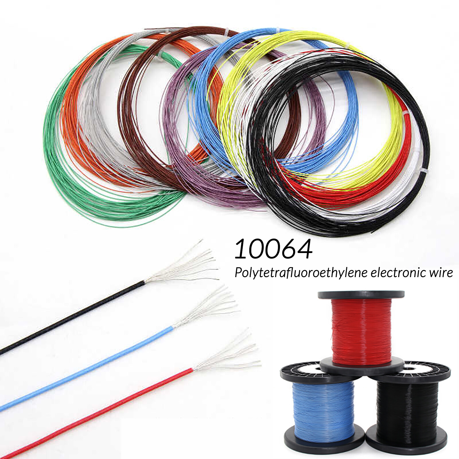 UL10064 ultra-fine wire Dia 0,0049-0.14 mm² electronic High Temp Hook Up Wire